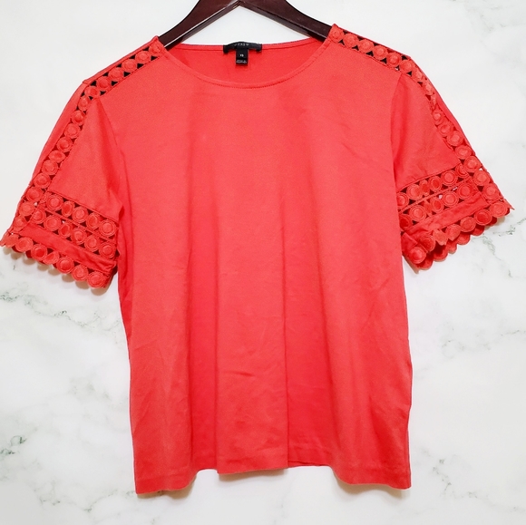 J. Crew Tops - SALE 4/$30 J. Crew Eylet Lace Sleeve Blouse Size XS